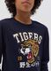 T-shirt with long sleeves and "Tigers 1973" print_1