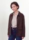 Brown regular-fit jacket with buttons_0