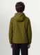 Chaqueta impermeable verde con capucha y cremallera para ni&ntilde;o_3