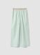 Green striped stretch cotton-blend poplin pyjama trousers_4