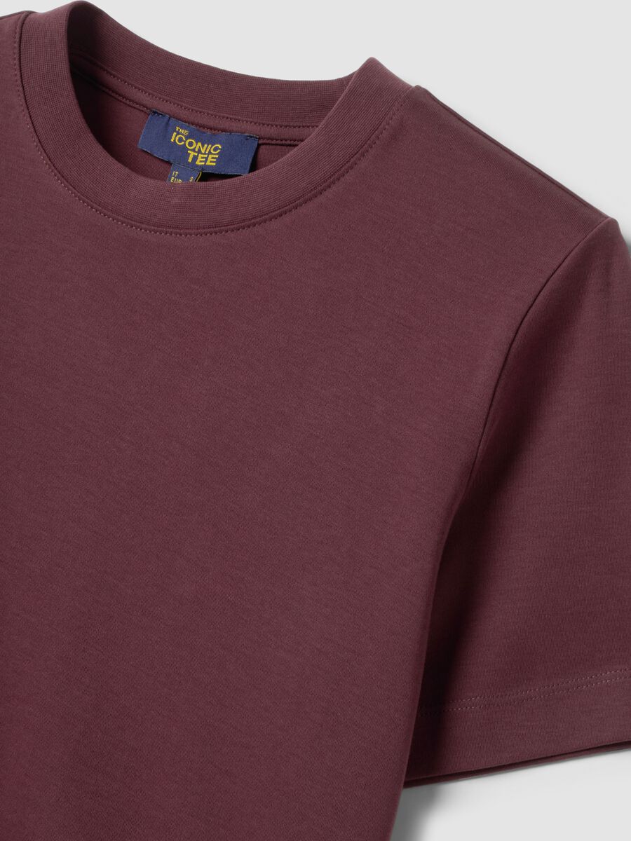 Purple pure cotton relaxed-fit T-shirt_6