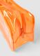 Orange toiletry bag with zip closure_2