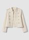 Beige cotton and viscose blend jacket_4