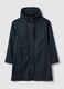 Giacca impermeabile blu con cappuccio regular fit_0