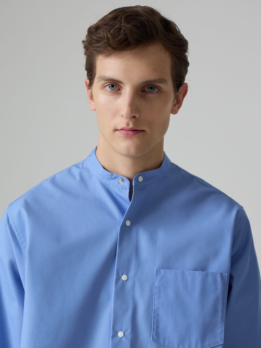 Selection regular-fit shirt with Mandarin collar_2