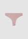 Pink organic stretch cotton Brazilian briefs_4