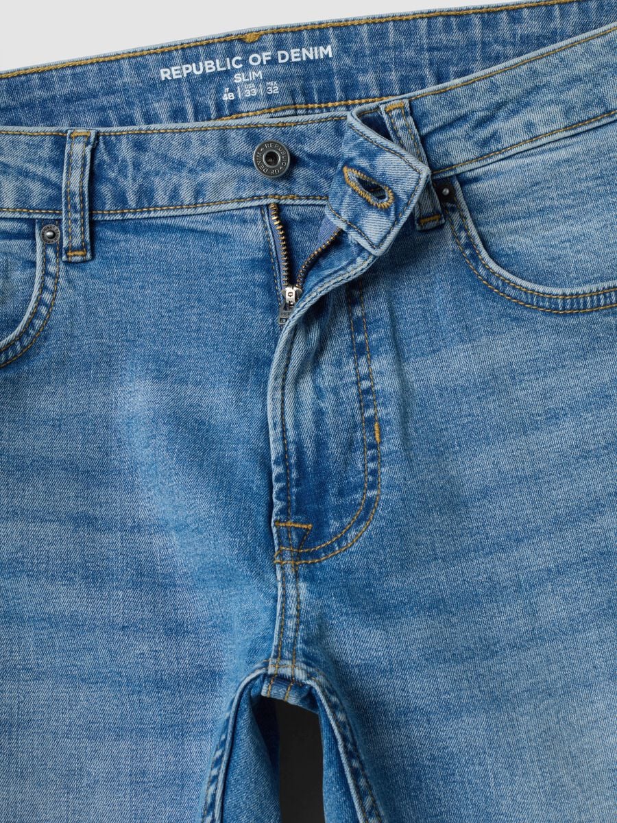 Slim-fit stretch cotton denim jeans_6