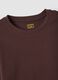 Braunes T-Shirt aus reiner Bio-Baumwolle mit Rundhalsausschnitt, Regular Fit_5
