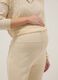 Umstands Flare-Hose Beige aus Stretch-Baumwolle_3