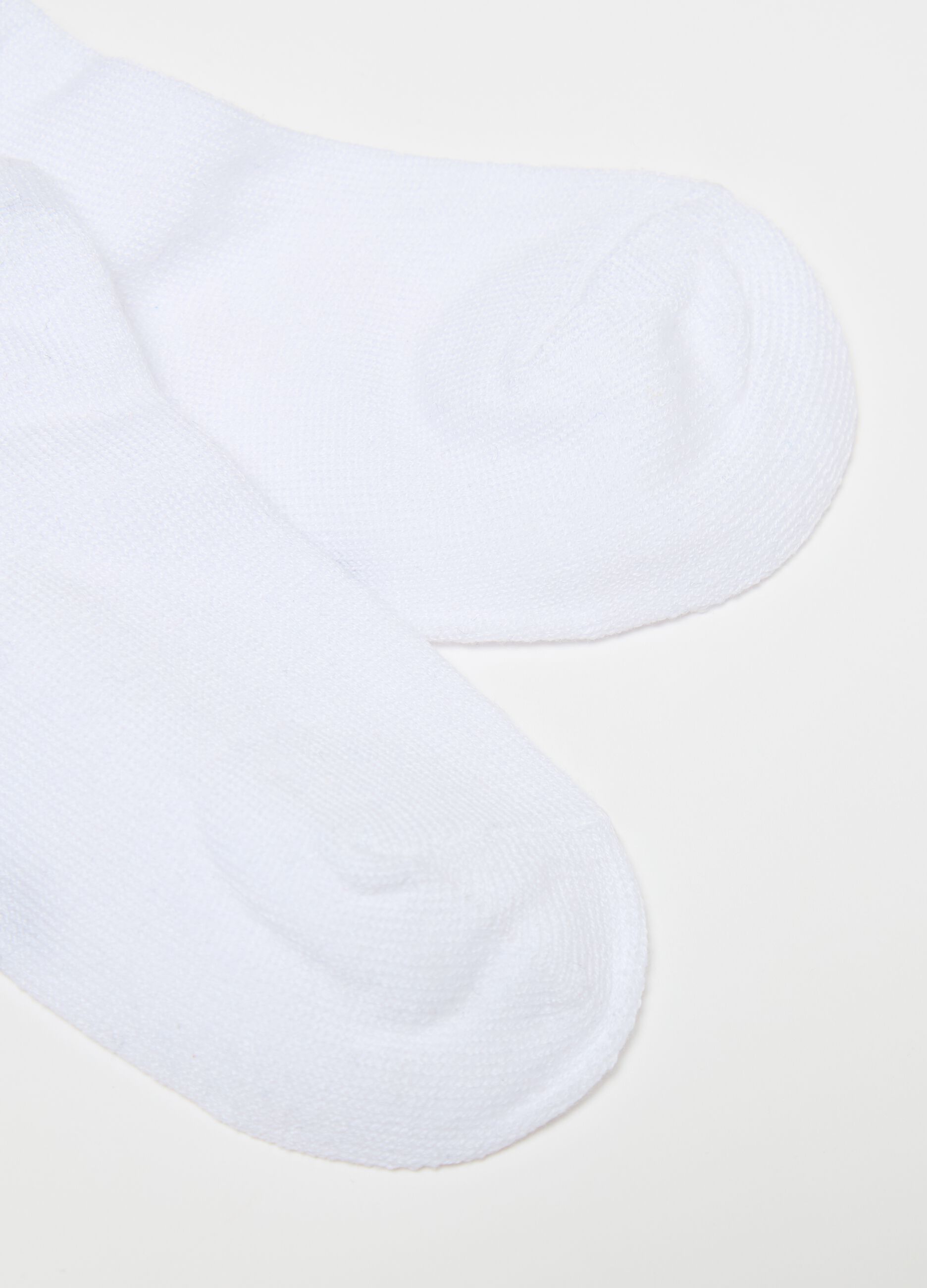 Pack cinco calcetines cortos en tejido elástico