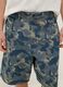 Blue pure cotton denim skater-fit shorts_3