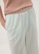 Green striped stretch cotton-blend poplin pyjama trousers_3
