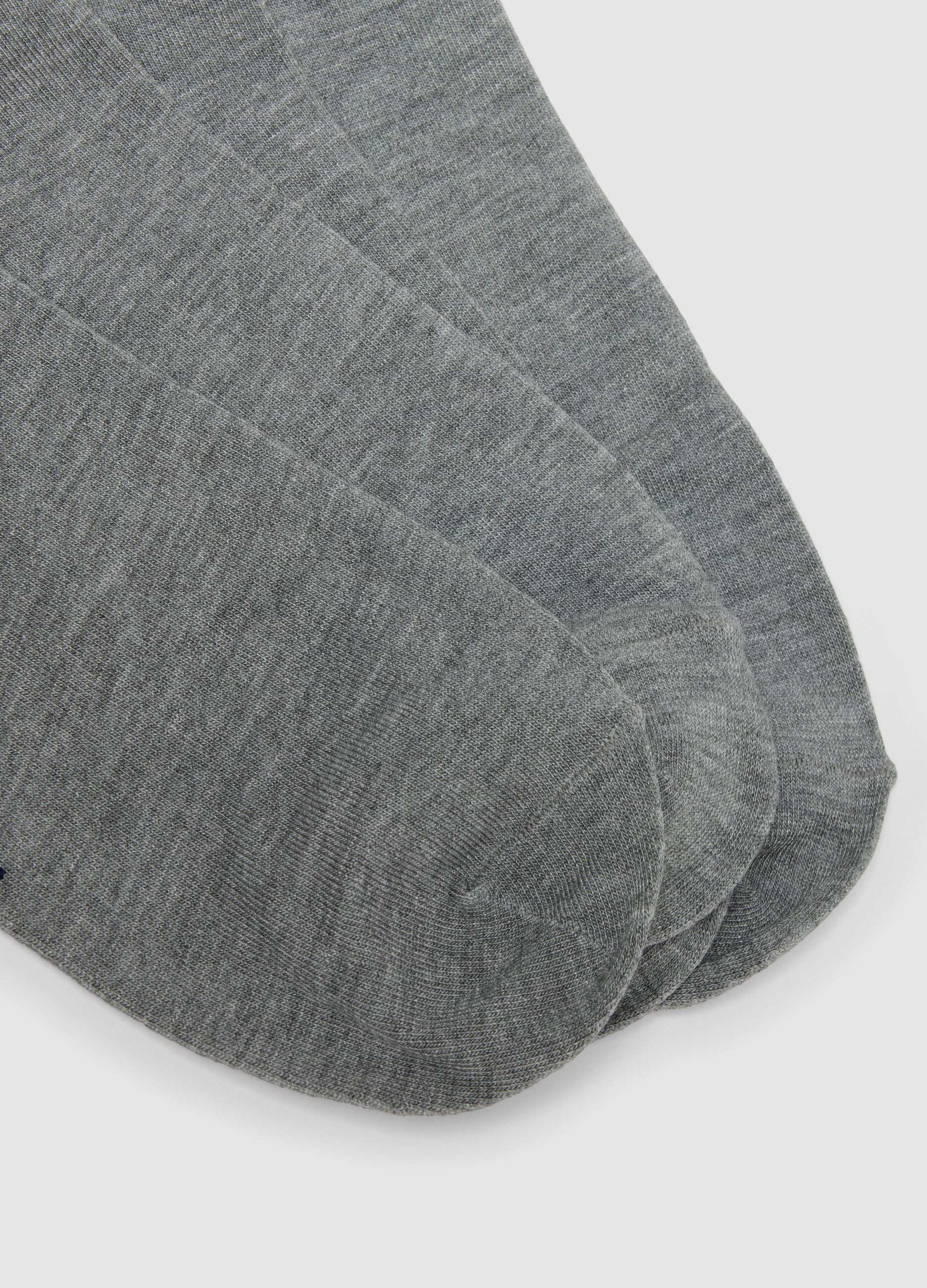 3er-Pack graue Sportsocken aus Stretchmaterial