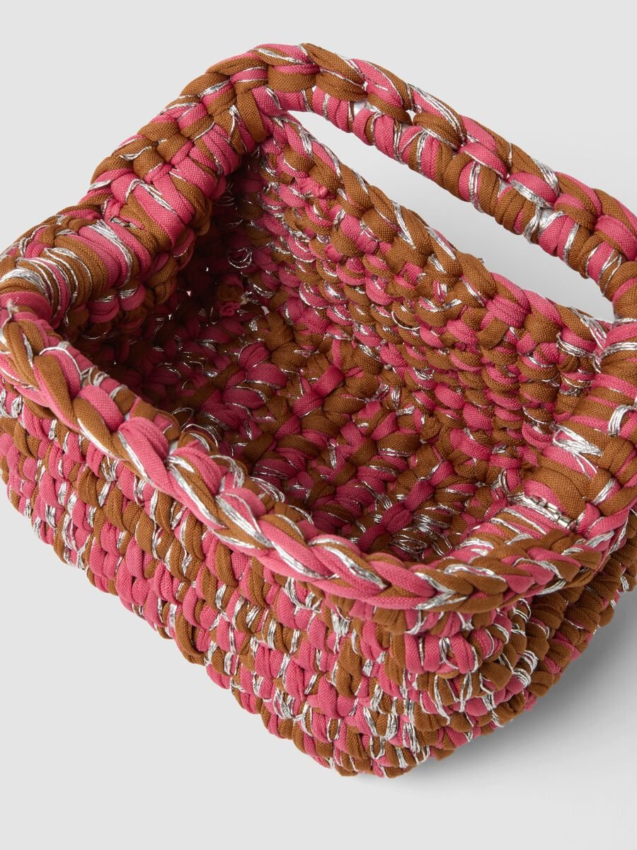 Pochette in misto cotone intrecciato multicolor_2