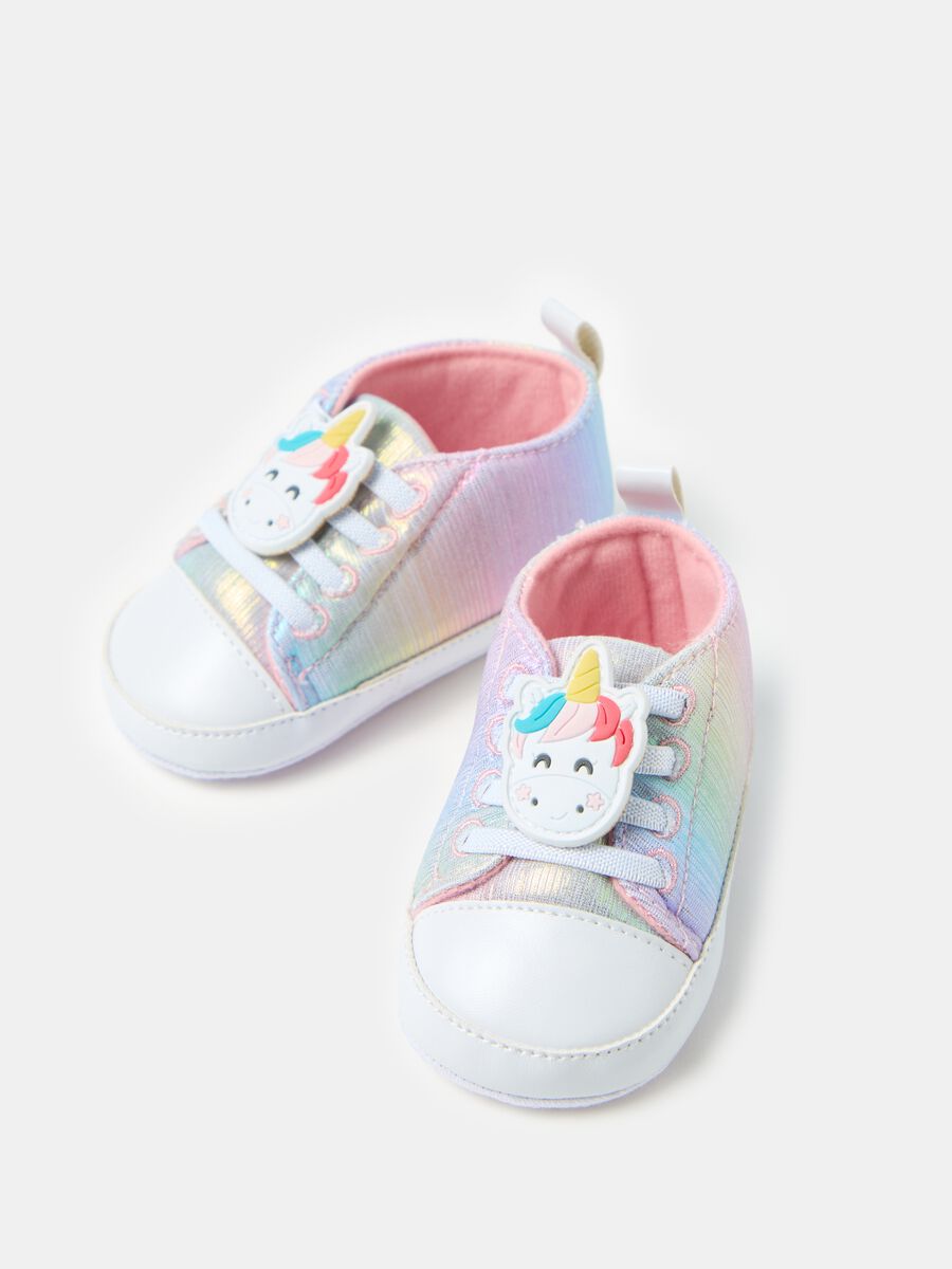 Rainbow sneakers with unicorn_1