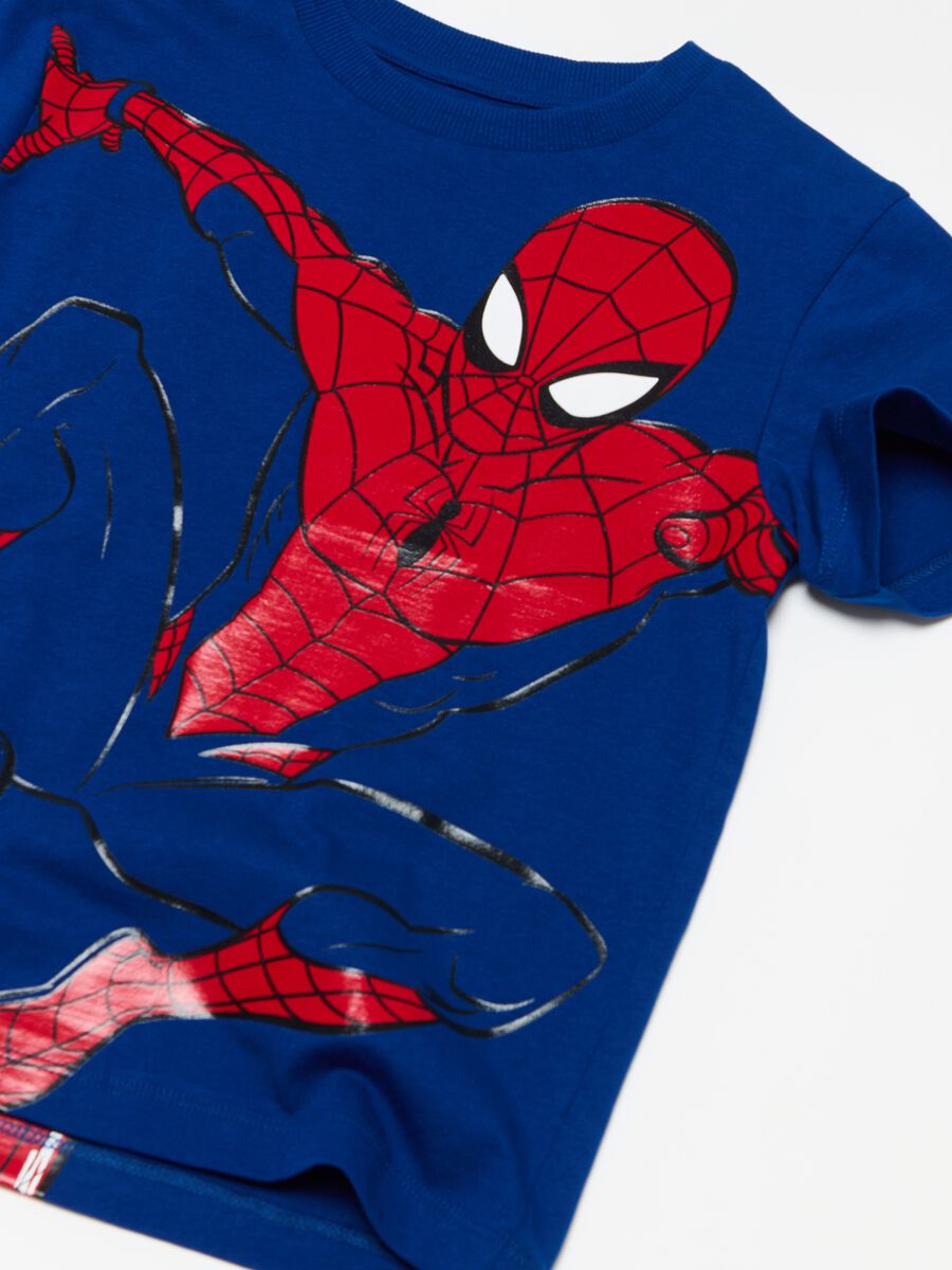 Cotton T-shirt with Spider-Man print_2