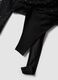 Black fitted stretch bodysuit with rhinestones_5