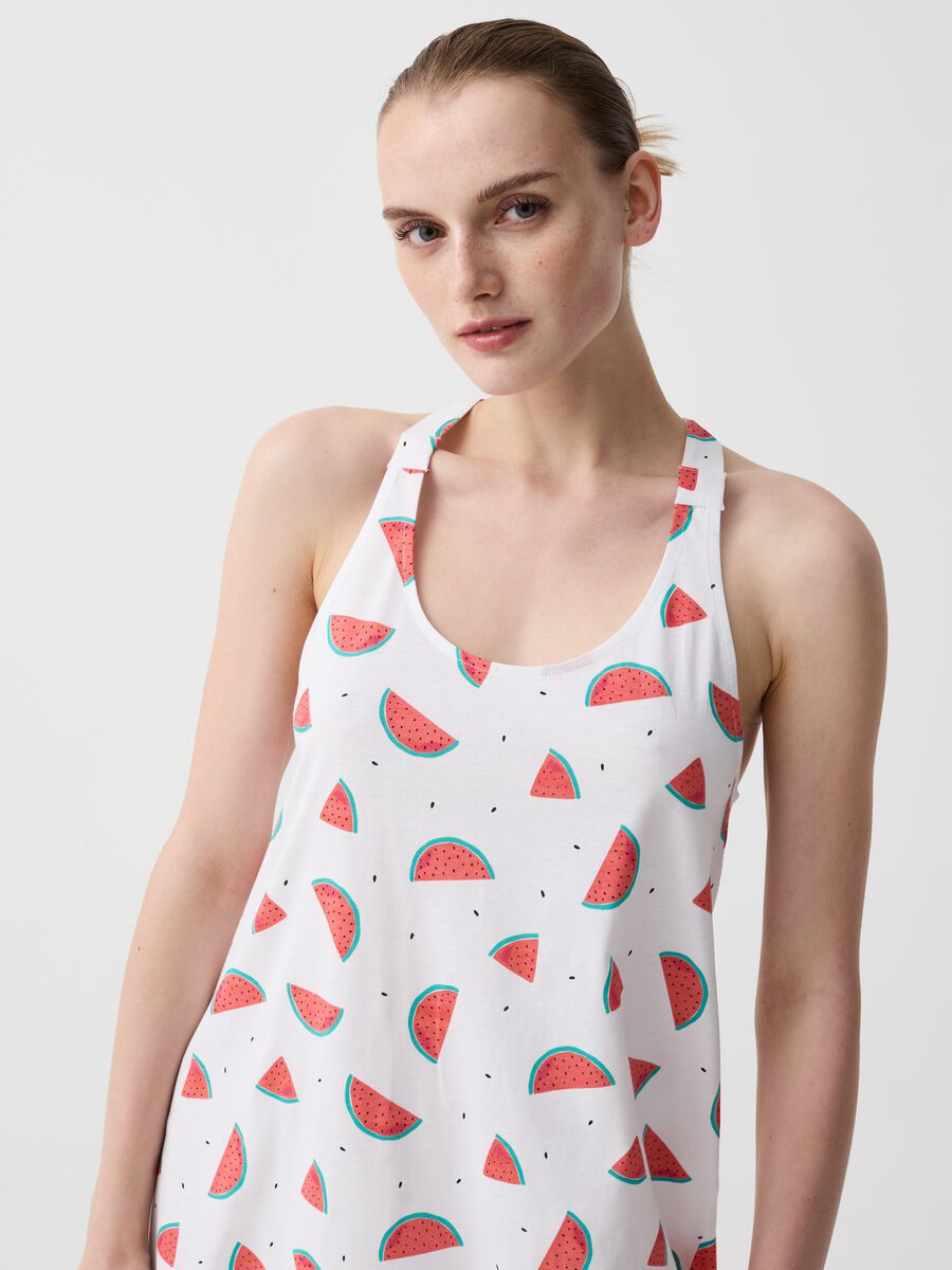 Nightdress with watermelon print_1