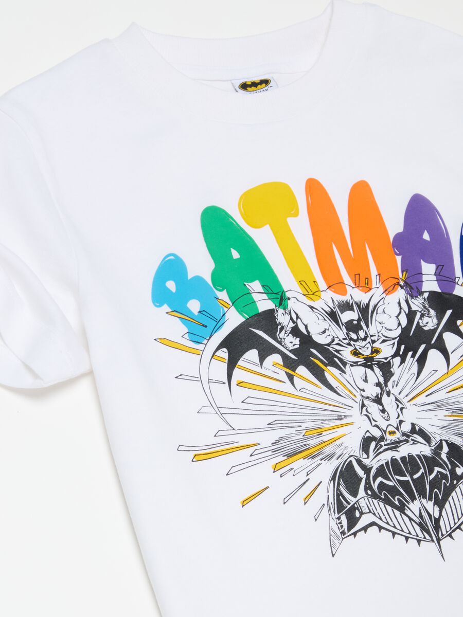 Cotton T-shirt with Batman print_2