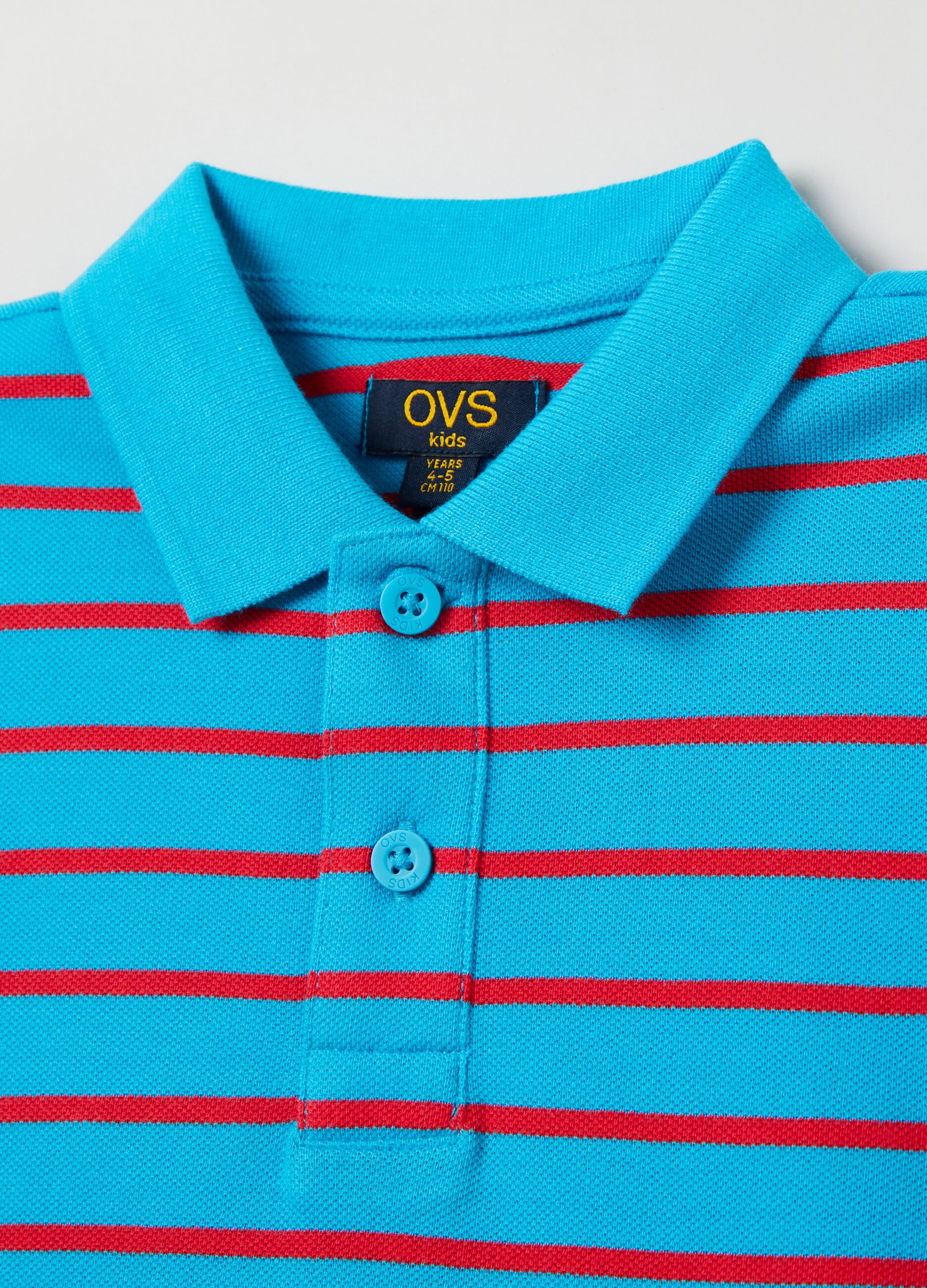 Polo shirt in piquet with striped pattern_2