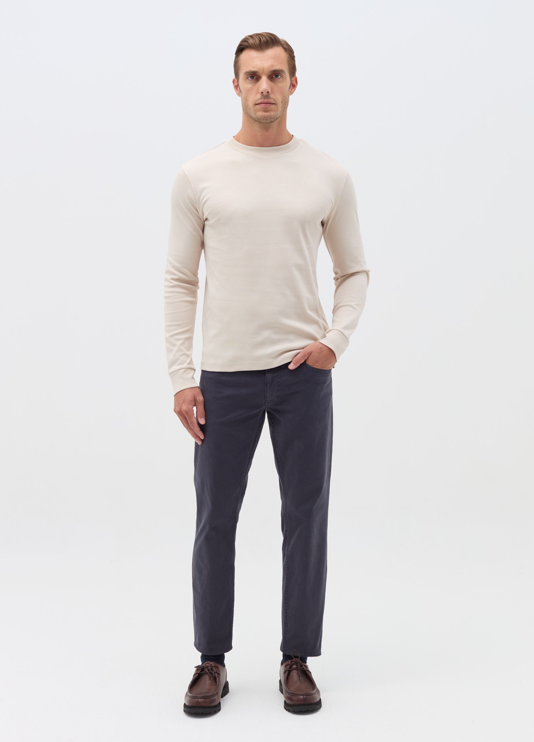 Regular-fit trousers with five pockets