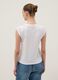 White short sleeve pure cotton T-shirt regular fit_2