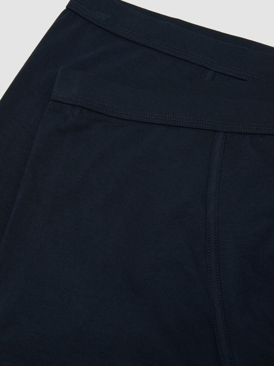 Pack de 2 boxers azuis em algod&atilde;o Supima el&aacute;stico_5