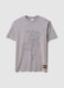 Grey pure cotton regular fit T-shirt with Dragon Ball print_4
