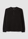 Black regular-fit honeycomb viscose-blend T-shirt_0