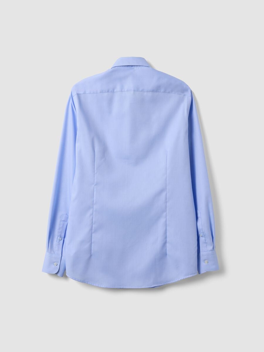 &Gamma;&alpha;&lambda;ά&zeta;&iota;&omicron; slim-fit &pi;&omicron;&upsilon;&kappa;ά&mu;&iota;&sigma;&omicron; &alpha;&pi;ό 100% &beta;&alpha;&mu;&beta;ά&kappa;&iota; &mu;&epsilon; &gamma;&alpha;&lambda;&lambda;&iota;&kappa;ό &gamma;&iota;&alpha;&kappa;ά, no-iron_5