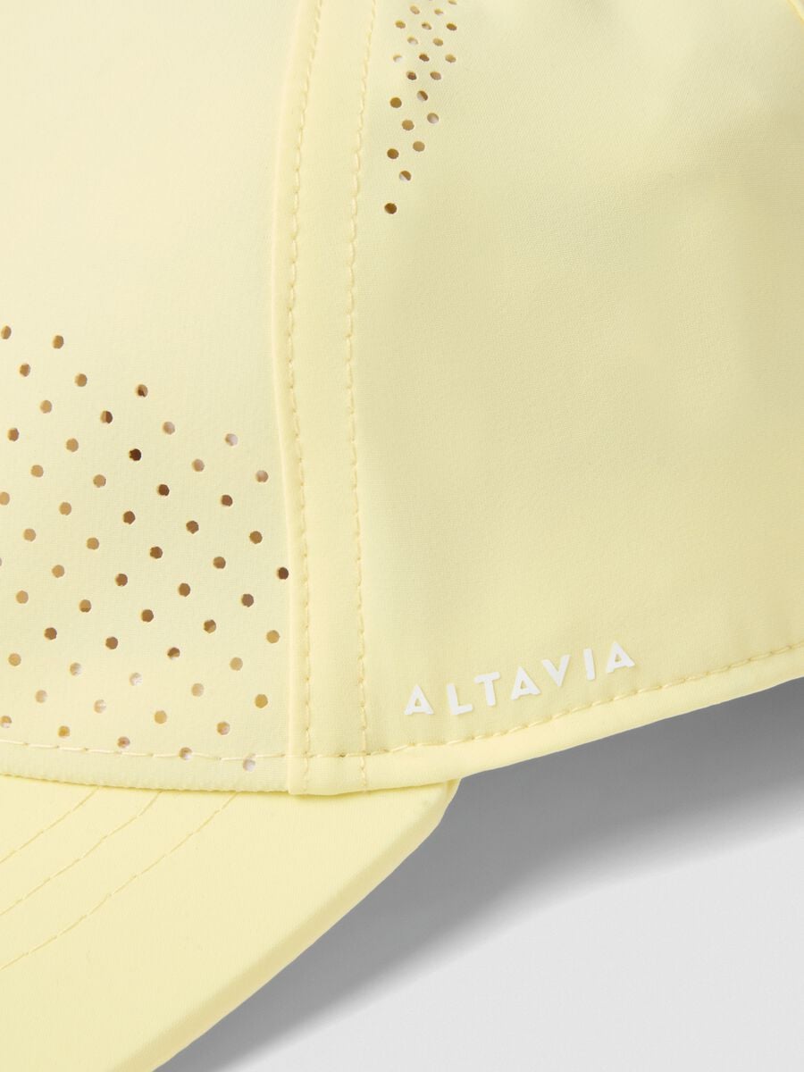 Sportcap ALTAVIA COURT in Gelb aus Stretchmaterial mit Schirm_2