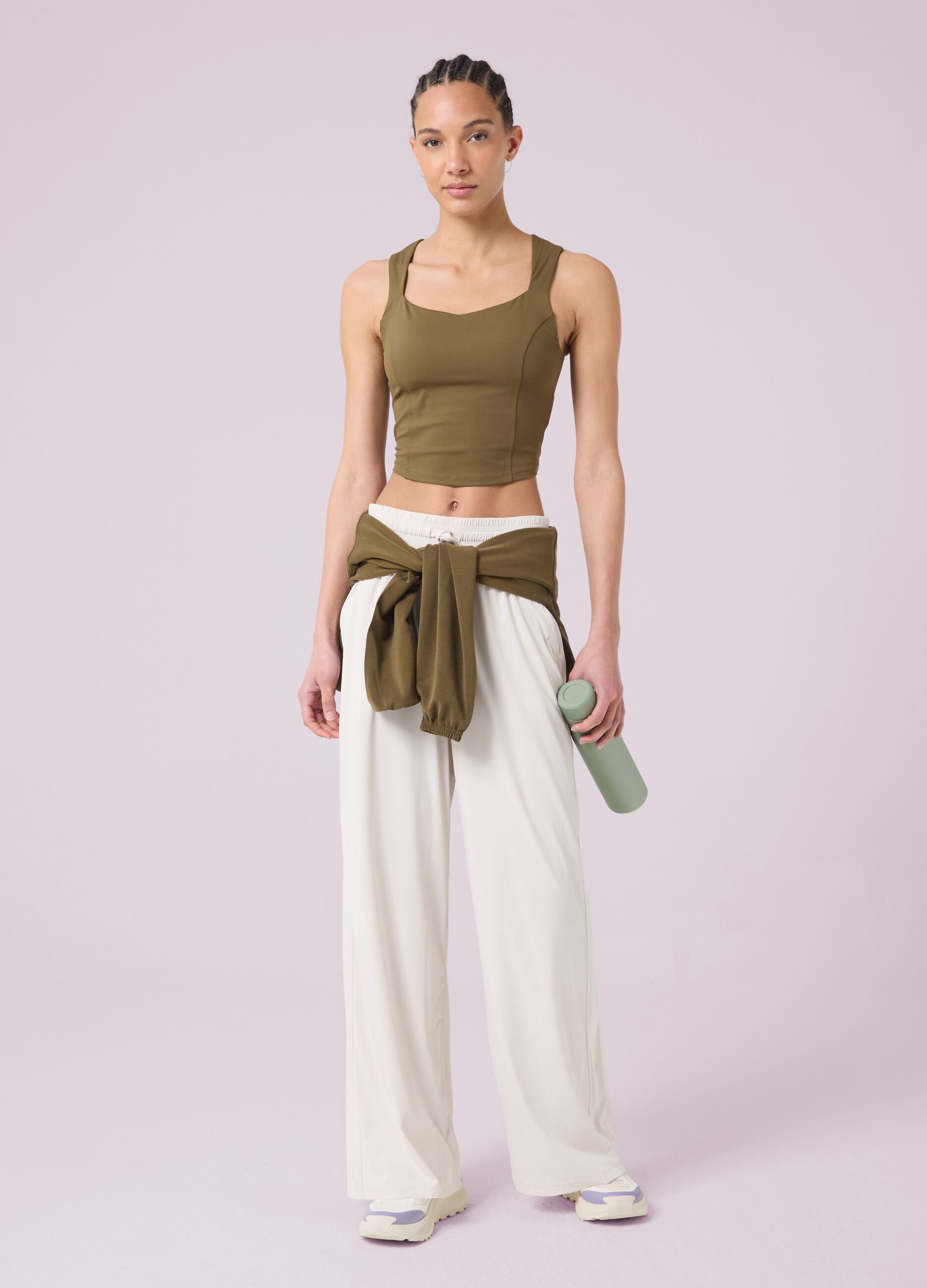 &Pi;&alpha;&nu;&tau;&epsilon;&lambda;ό&nu;&iota; wide leg &mu;&epsilon; &kappa;&omicron;&rho;&delta;ό&nu;&iota; ALTAVIA STUDIO