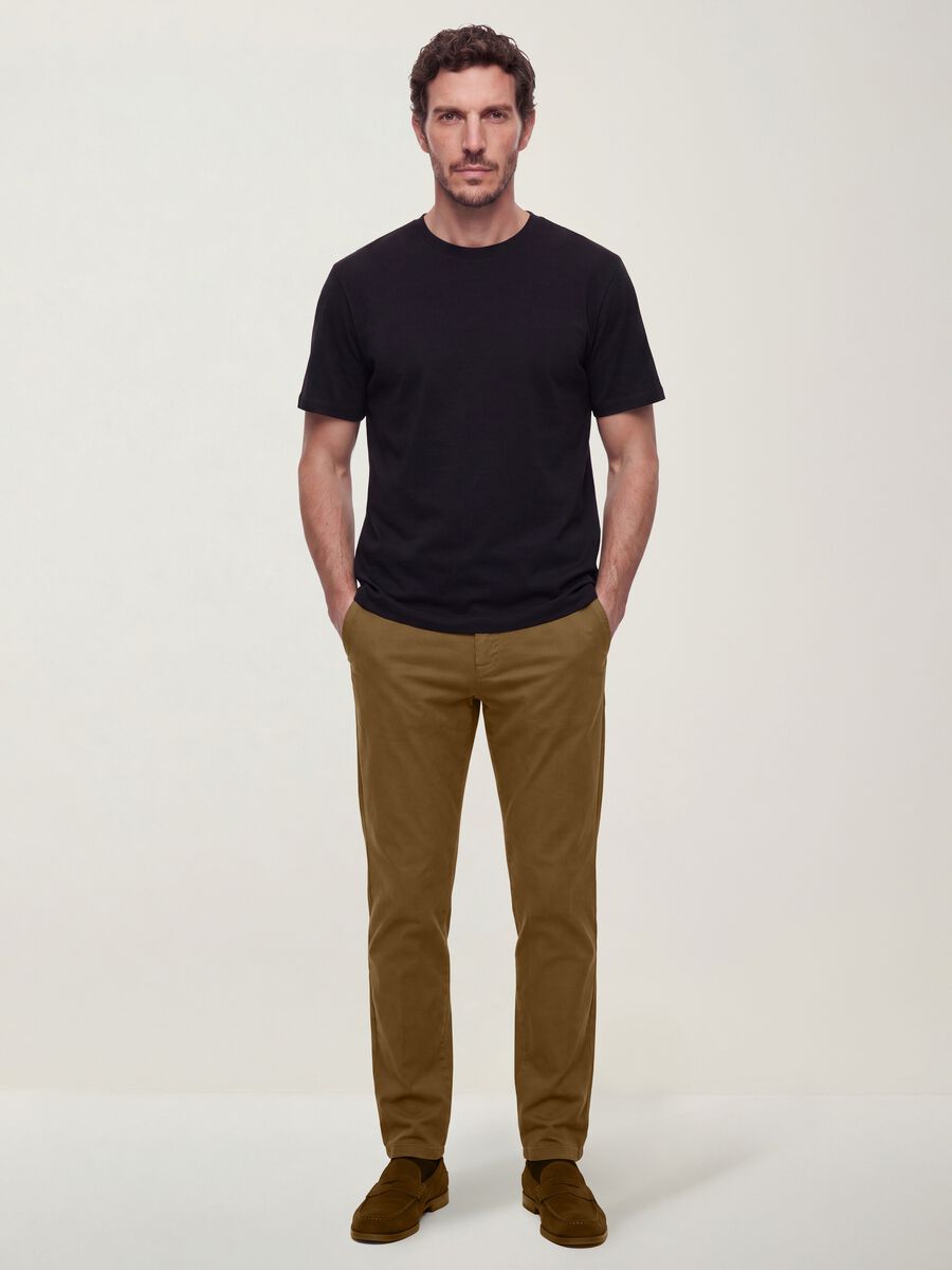 &Mu;&alpha;ύ&rho;&omicron; T-shirt &alpha;&pi;ό 100% &beta;&alpha;&mu;&beta;ά&kappa;&iota;, &kappa;&omicron;&nu;&tau;&omicron;&mu;ά&nu;&iota;&kappa;&omicron;, relaxed fit_2