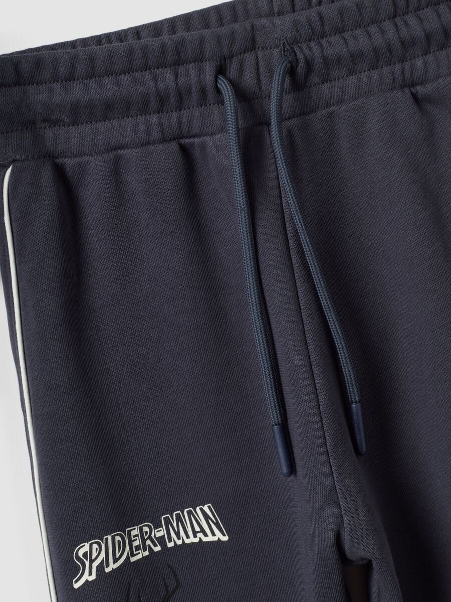 Schwarzer Oversize-Jogginganzug aus Baumwollmischung mit Spider-Man-Print f&uuml;r Jungen_3
