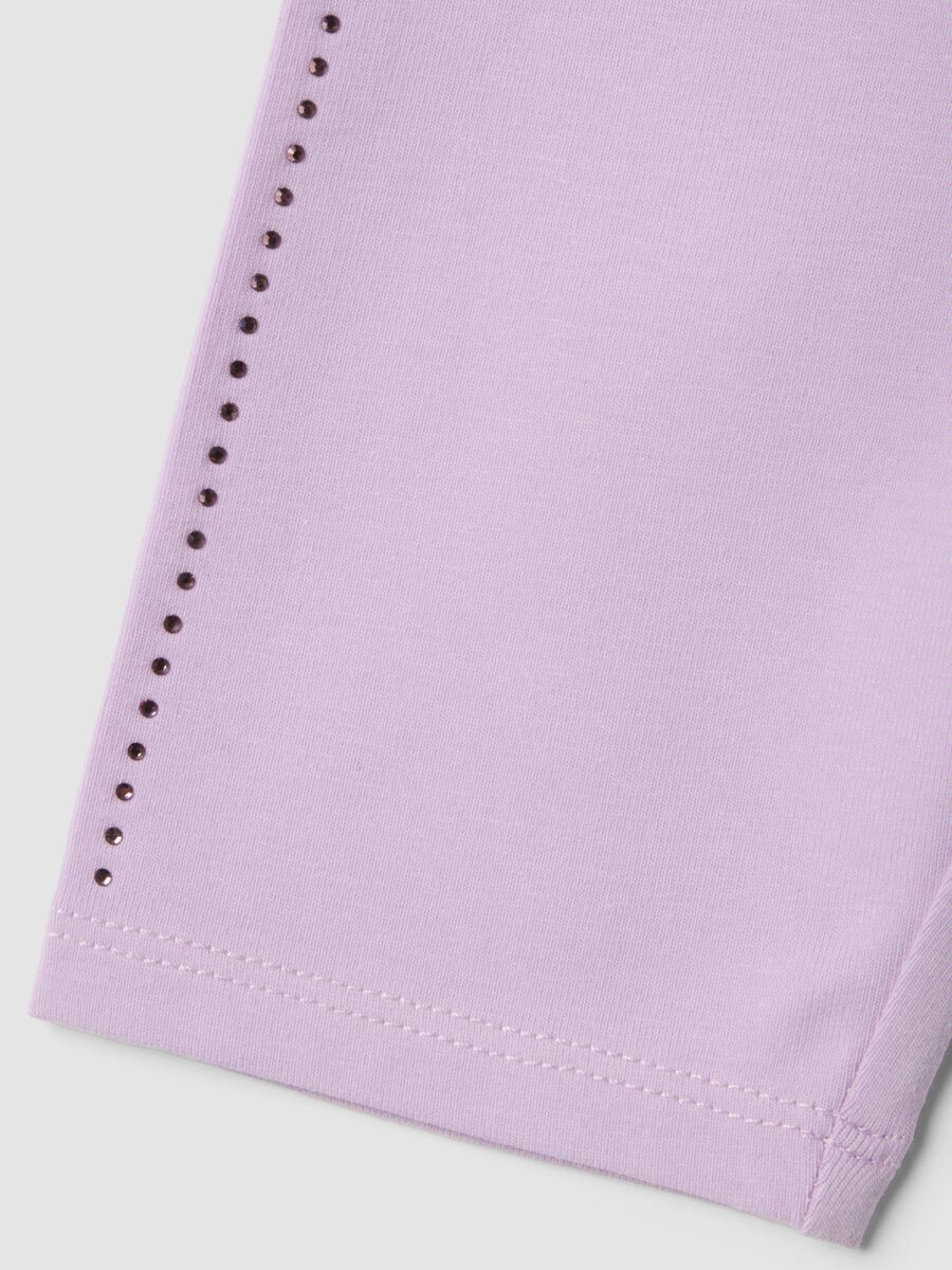 Rosa Slim-Fit-Leggings aus elastischer Bio-Baumwolle f&uuml;r Baby-M&auml;dchen_3