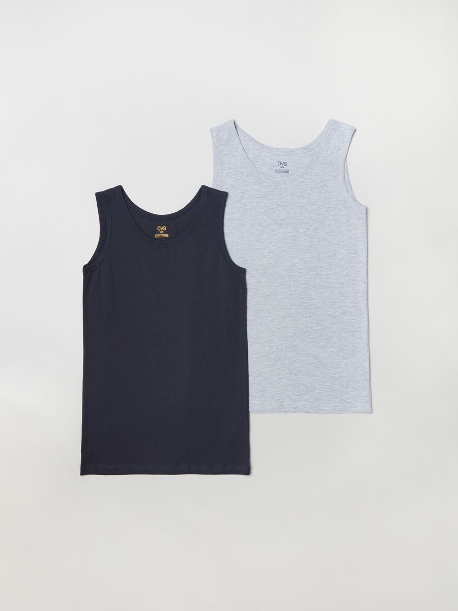 Pack of two jersey racerback tank tops_0