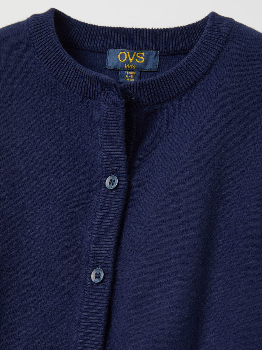 Knit cardigan with splits_2