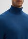 Blue regular fit turtleneck_3