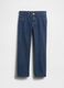 Children's straight jeans in stretchy blue denim cotton, regular fit_3