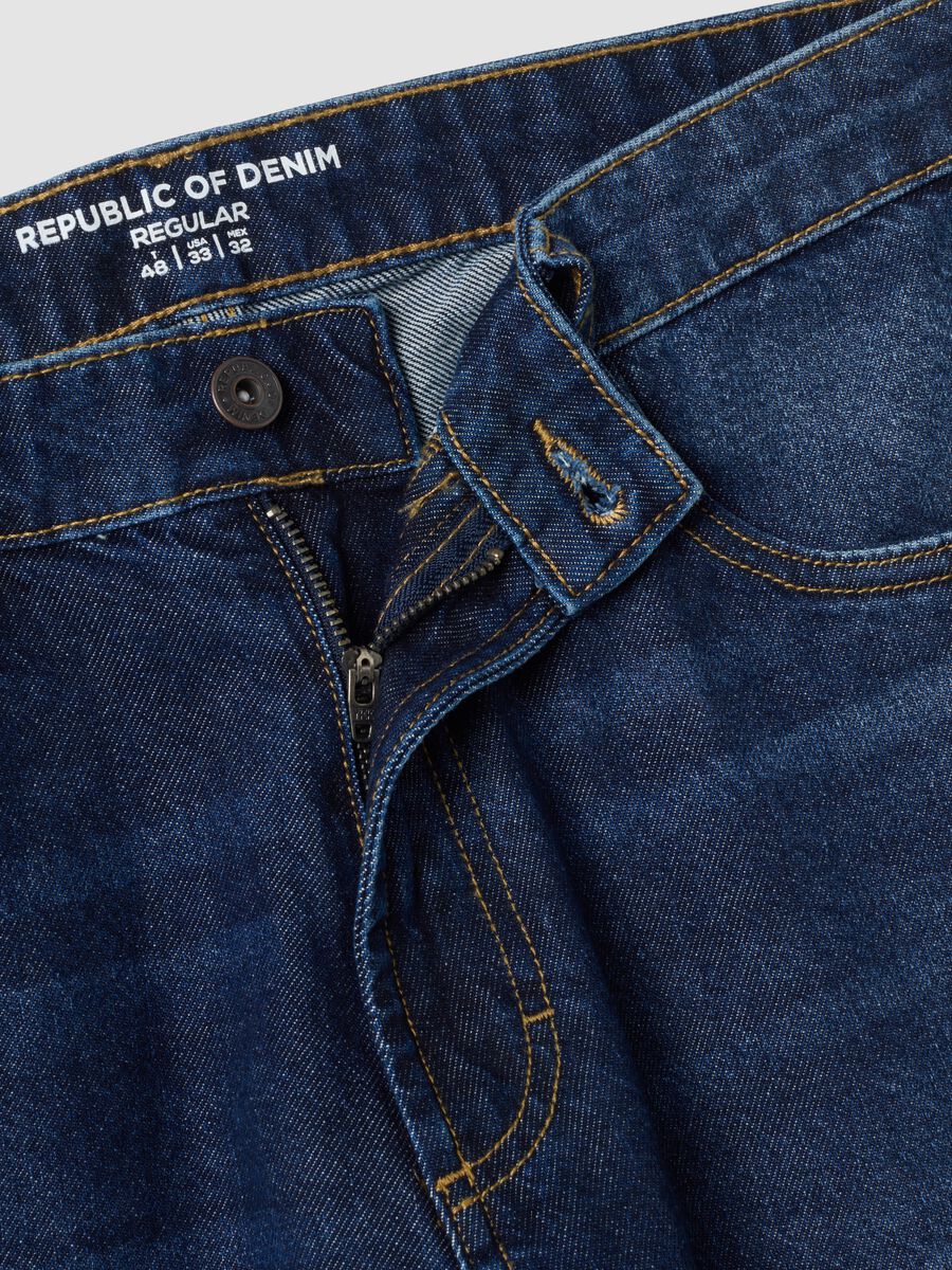 Regular-Fit-Jeans aus Denim aus reiner Baumwolle_6