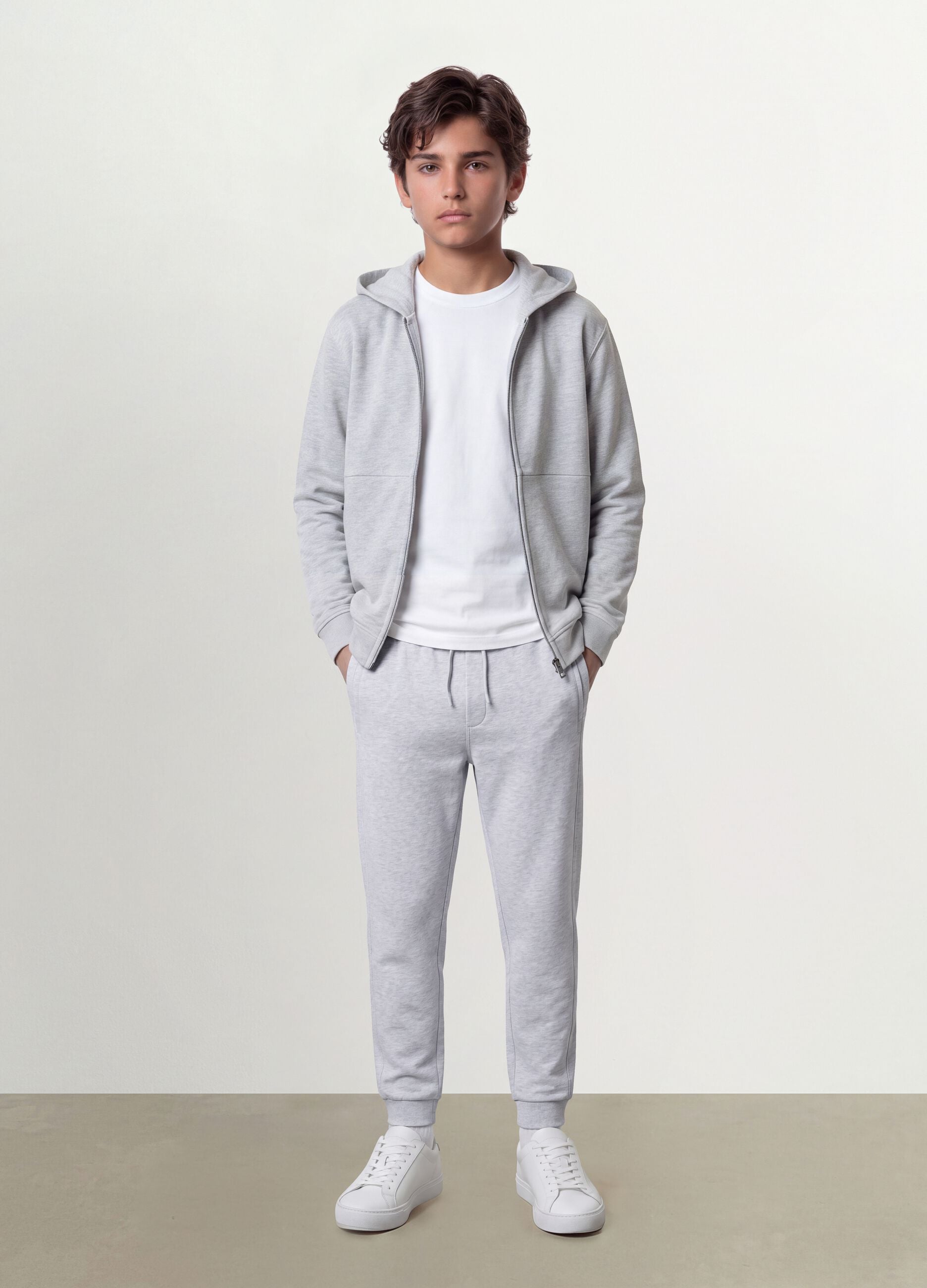 Graue Jogginghose aus Bio-Baumwolle