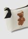 Wei&szlig;e Pochette mit Teddy-Print_2