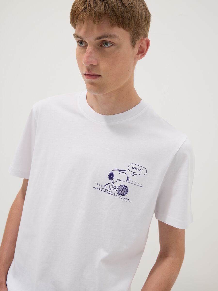 White pure cotton short-sleeve T-shirt_2