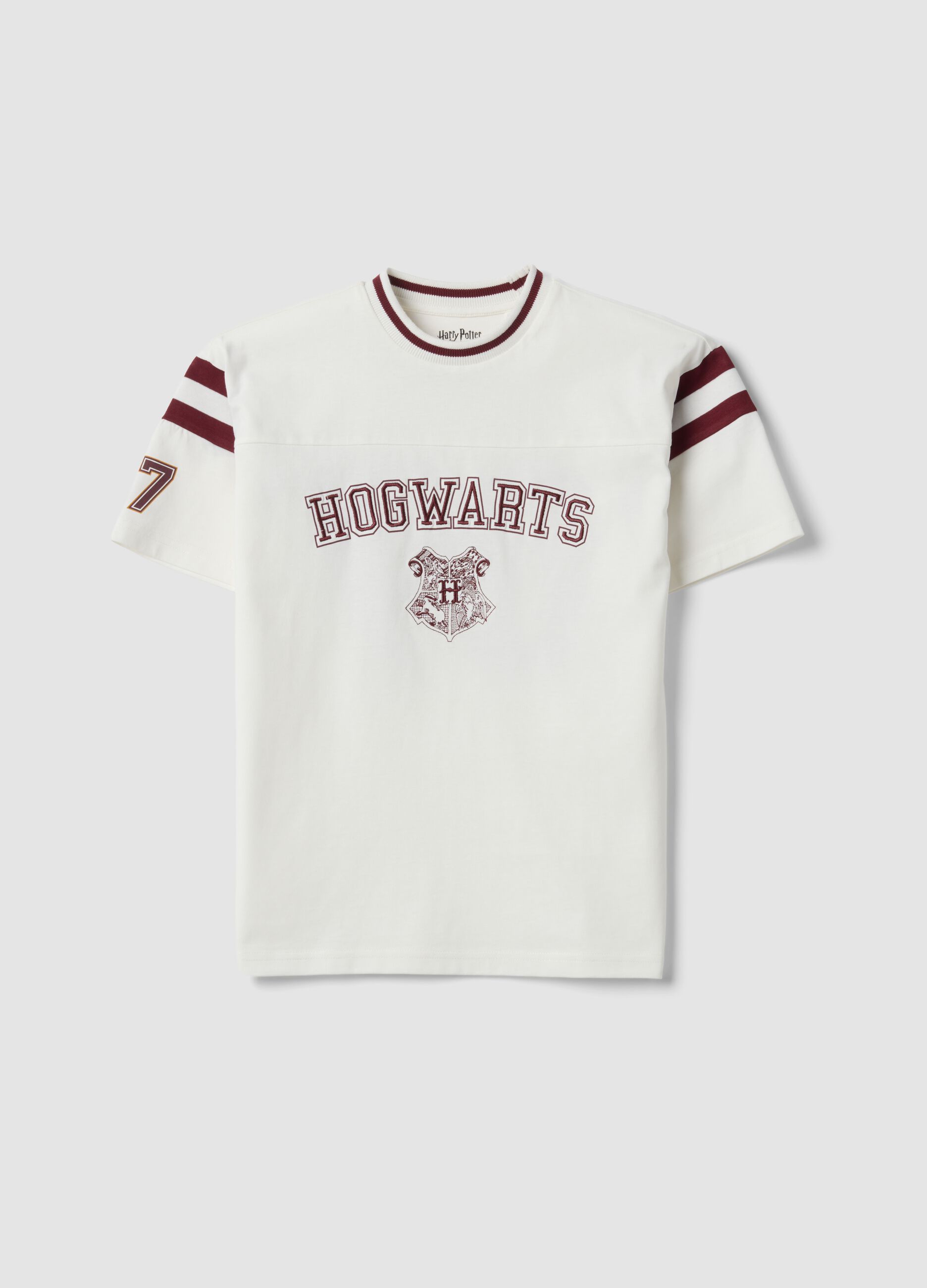 White short-sleeve pure cotton T-shirt