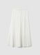 White maxi skirt in pure viscose_4