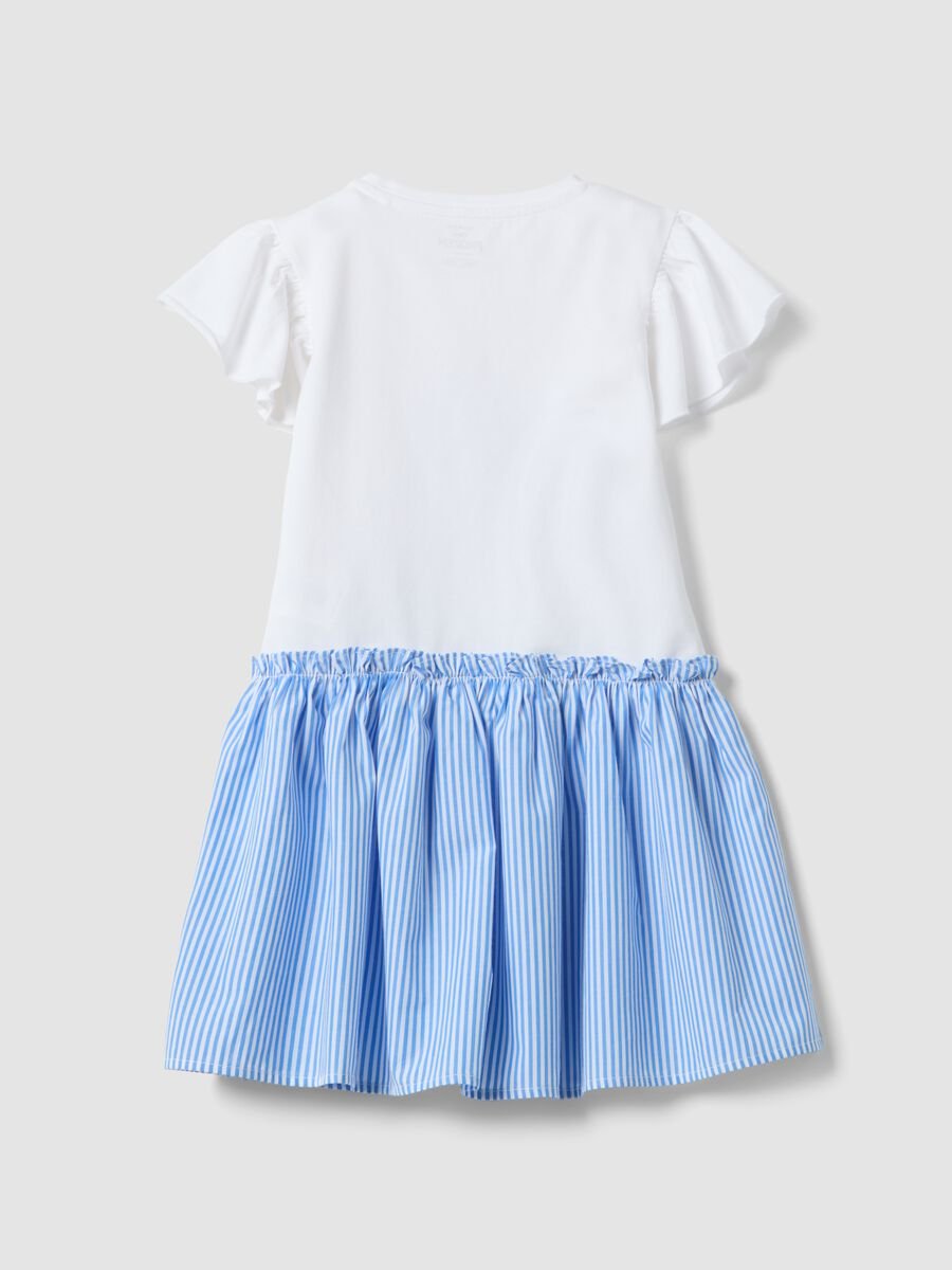 Vi&scaron;ebojna dječja haljina od elastičnog pamuka s Frozen printom_1