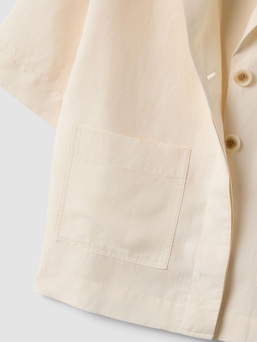 Wei&szlig;er Blazer aus Lyocell-Leinen-Mix, Regular Fit_5