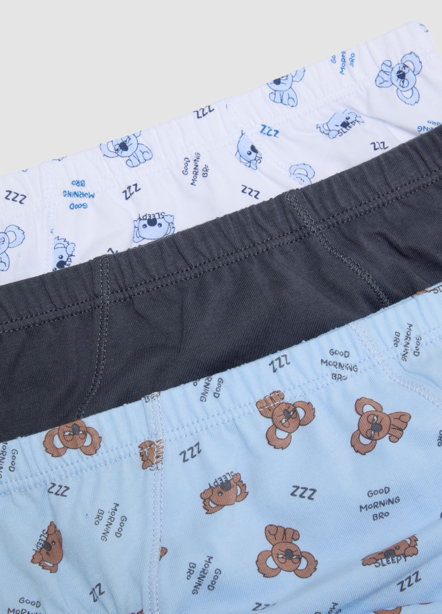 5er-Pack multicolor Slips aus reiner Bio-Baumwolle f&uuml;r Jungen