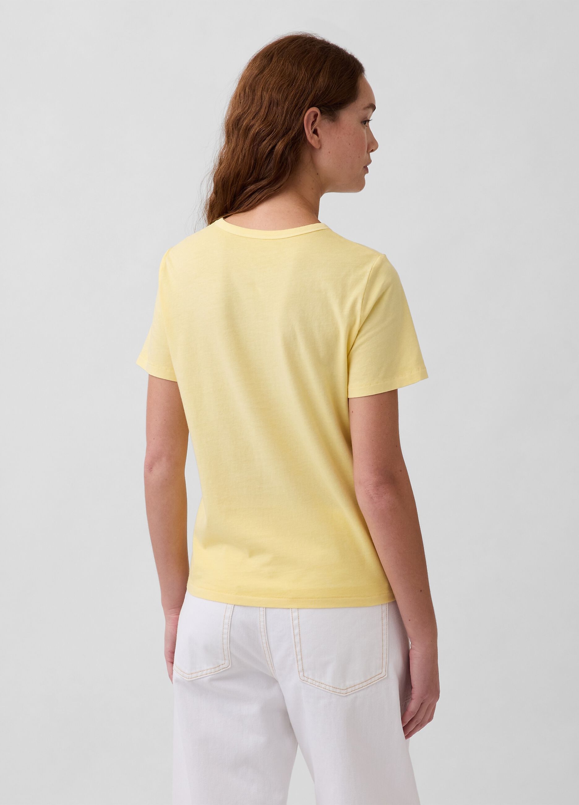 Short-sleeve pure cotton T-shirt