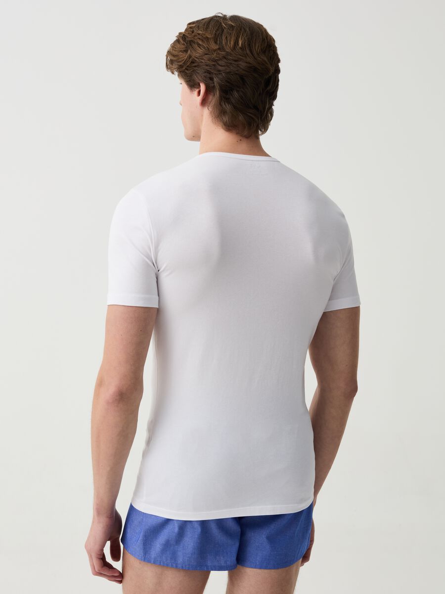 Two-pack undershirts with round neck_2